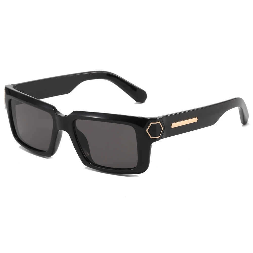 Superhot Eyewear 39232 Fashion 2023 Vintage Classic Rectangle Thick  Shades Sunglasses