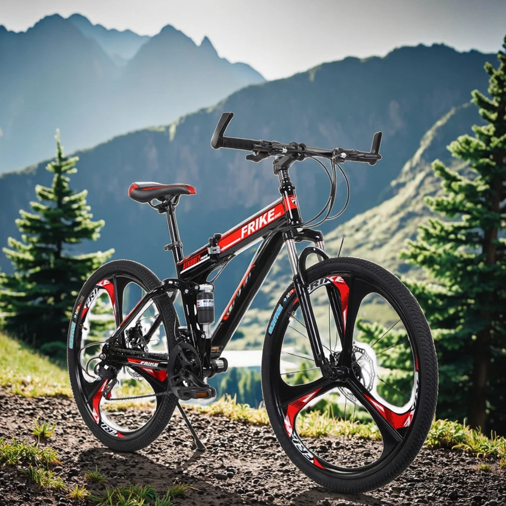 High Quality Folding All-in-one Tire Adult  Absorbing 21 Speed Disc Brake Off-road Racing Mtb Mountain Bike