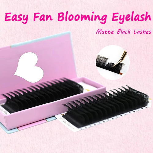 0.03 0.05 0.07 0.10 0.12 0.15 0.18mm Matte Dark Black Premium Eyelash Extensions Cashmere Lashes Customize Logo