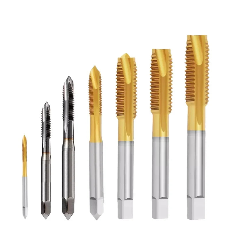 M3 M4 M5 M6 M8 M10 M12 Factory Direct Sales Machine Spiral Tap Hand Drill Bit Drilling Tool Thread Tap
