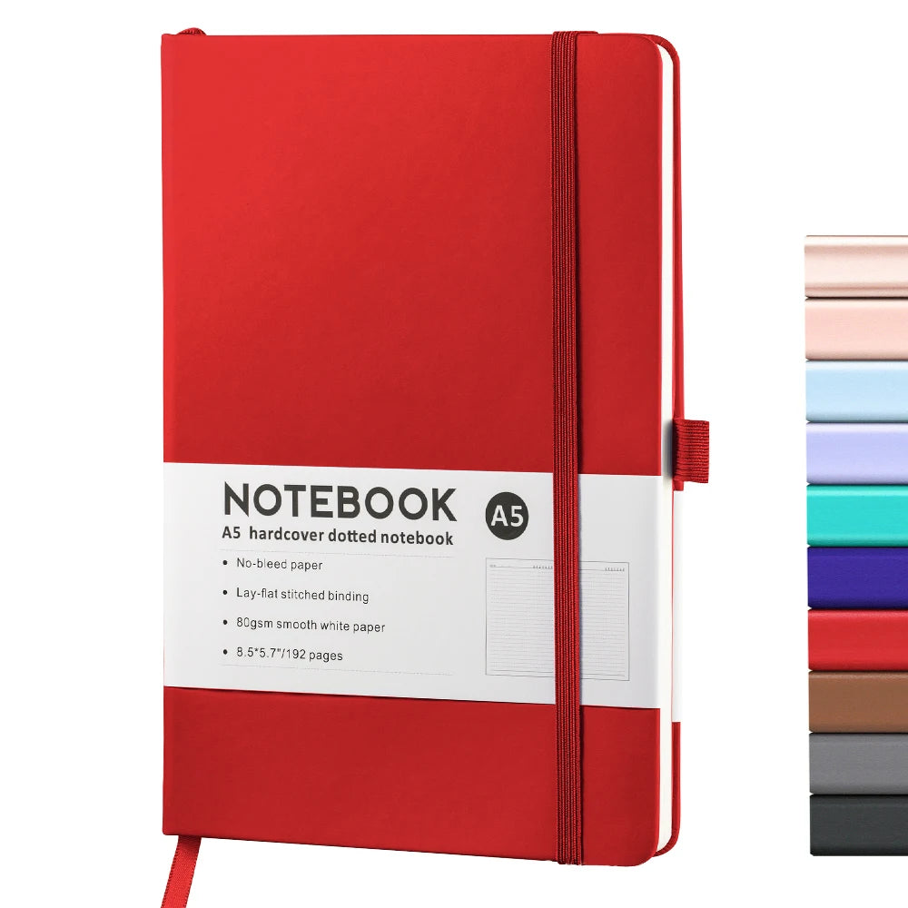 Low MOQ Custom Wholesale Promotional A5 Business Linen Journals Customize Planner PU Leather Hardcover Notebooks