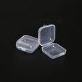Custom Logo Mini Square Plastic Storage Box for Bait Jewelry Earplugs with PP Material for Medicine Use