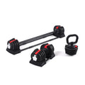 Superior Quality Men's Fitness 10-20kg Adjustable Barbell Set Home Electroplating Solid Iron Made of Steel
