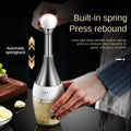 Multifunctional Household Bowling Shape Stainless Steel Vegetable Choppers  Manual Mincer Garlic Chopper Fruit Blender
