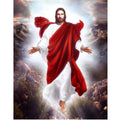 Home Wall Decoration Jesus Eco-friendly PVC UV Printing Adhesive Sticker 30x45cm Religious Decorative Wall Sticker