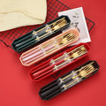 Custom Logo 304 Korean Picnic Dinnerware Camping Portable Flatware Travel Stainless Steel Cutlery Tableware Set