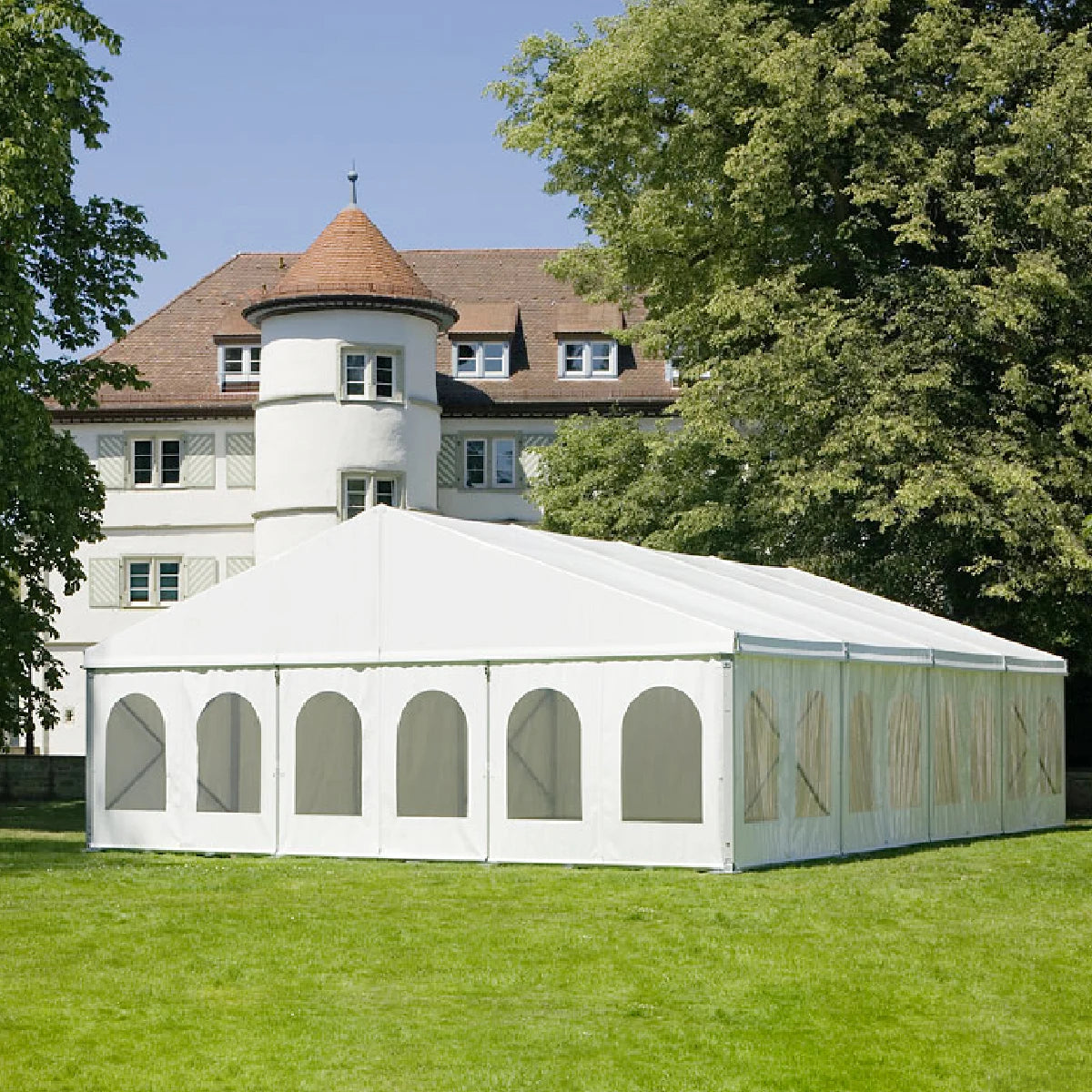 Luxury Glass Marquee Multi-side Wedding Tent 200 People
