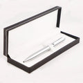 Custom Logo Luxury Top Ballpoint Pens Gold Silver Heavy Executive Metal Chrome Ball Point Pen with Full Printing
