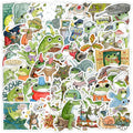 50Pcs Storybook Frog Drawing Graffiti Stickers for Children Wall Bottle Picture Book Decor Sticker