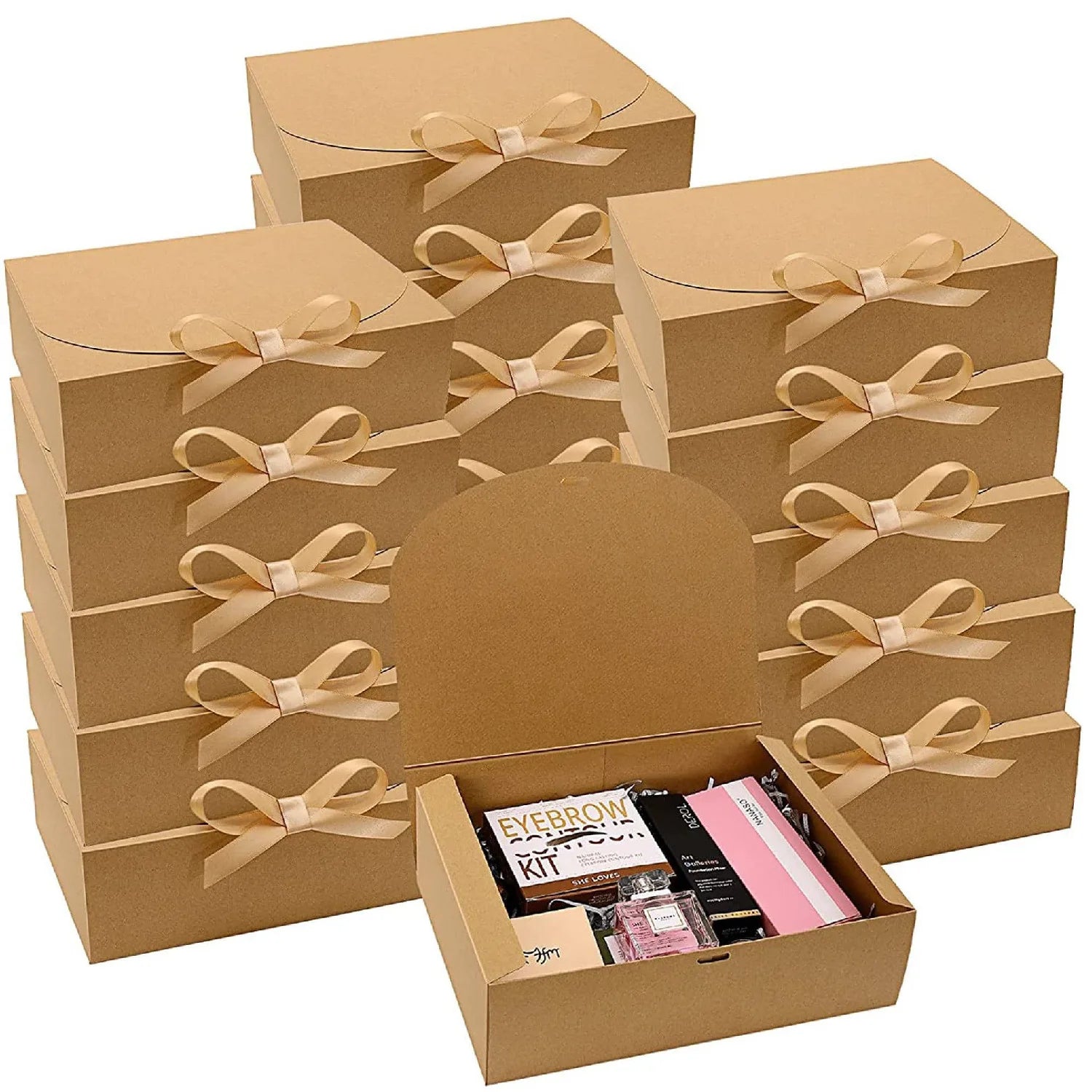 Customized Plain Small Black White Cardboard Box Packaging Packaging Paper Package Boxes