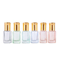 Arabian Arabic Luxury 3 ml 6ml 9ml 12ml Simple Oud Perfume Oils Attar Bottle With Glass / Plastic Stick and Golden Screw Cap