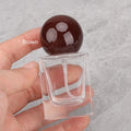 30ml 1oz Empty Round Ball Cover Refillable Perfume Spray Bottle Glass Perfume Container Skincare Cosmetic Packaging