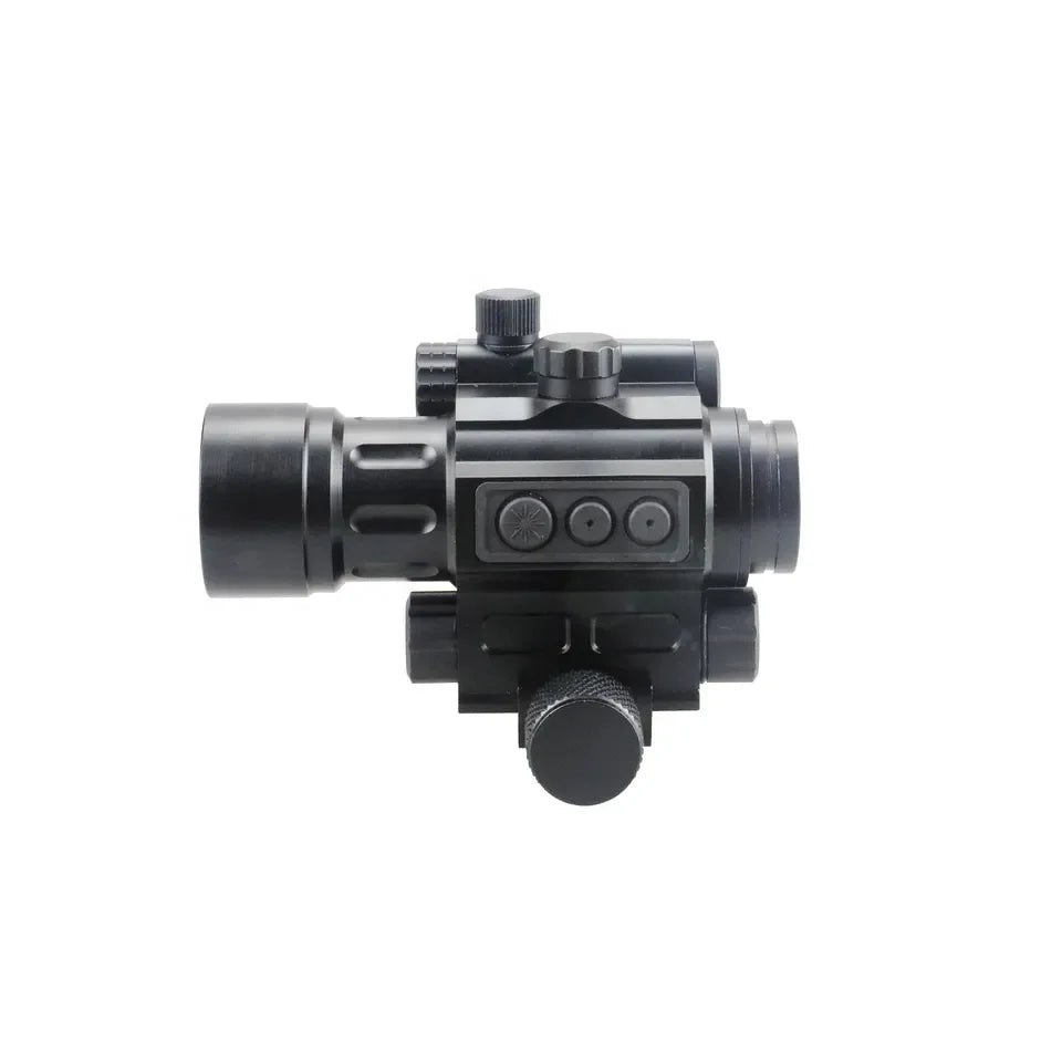 Ohhunt 1x30mm Tri-illumination Red Dot Sight Button Switch Red Dot Scope W/ Red Laser Sight