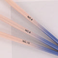 Thin Nail Art Crystal Carving Pen with 3 Gradient Wooden Rods Nail Art Brush Drawing Line Pen Made of Durable Nylon