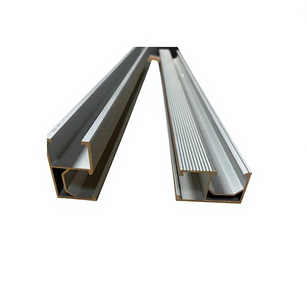 Solar Panel Rack Module Mounting Black 40 Rails with Anodized Finish Wind Load 60m/s & Snow Load 1.4KN/m2