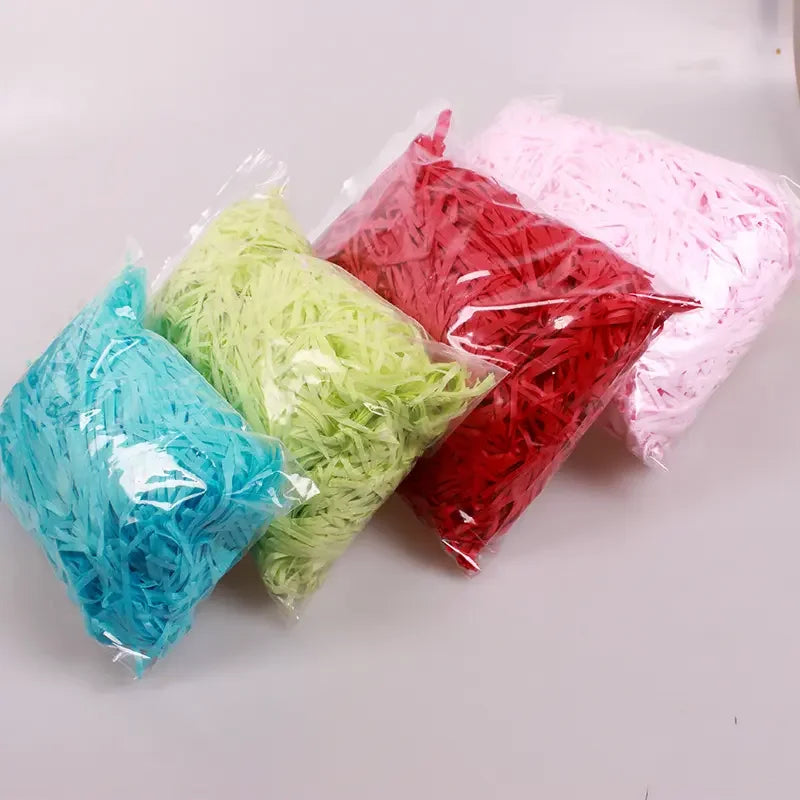 500G Colors Crinkle Cut Paper Shred Filler for Gift Wrapping Basket Filling Shredded Paper for Packaging