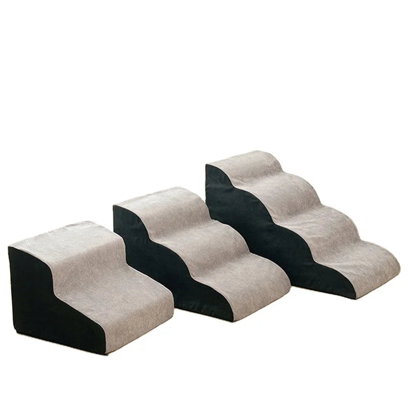 Non-Slip Balanced Dog Indoor Ramp Dog Stairs for Bed Pet Steps for Small Dogs and Cats