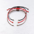 0.8mm Half Finished Adjustable Woven Wax Cord Bracelet Rope Cord Braided Bracelet
