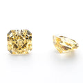 Moissanite Yellow Loose Diamond Cushion Moissanite Stones With GRA Certificate for Ring Jewelry