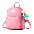 Wholesale Mini Women Shoulder Fashion pink Pu Leather Backpack
