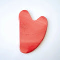 HZ Factory Directly Sell Facial Massage Anti-aging Face Spa Tool Red jasper Gua Sha Board for Face