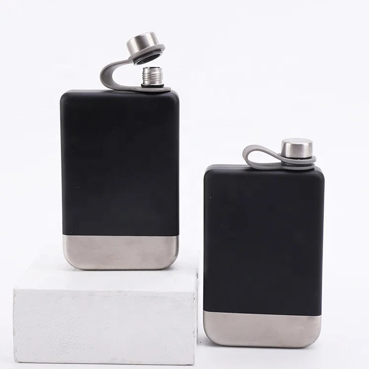 Travel Portable Hip Flask Stainless Steel Outdoor Whiskey Bottle Anniversary Groomsmen Gift 8oz Hip Flasks