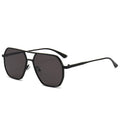 2334 Trendy Luxury Brand Eyewear Shades De Sol Oculos Laser logo Sun Glasses Men Uv400 Metal Black Sunglasses Shades