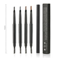 VV-33r Custom Label Eyebrow Pencils Slim Waterproof Private Label Triangle Brow Pencil and Brush MegaBDM