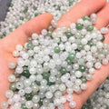 Burma Jade Grade a Jade Round Ice Wax 5Mm Beads Loose Beads Ingredients Jade Crafts