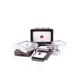 FORTE Portable 3 Sizes Gem Stone Boxes Metal Jewelry Diamond Box Packaging Gemstone Display Box Wholesale