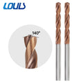Super Hard Coated 3D/5D Tungsten Steel Bit Integral Carbide Extended Twist Drill High Hardness Stainless Steel Router Bits