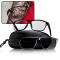 Newest LBB Anti-Reflective Magnetic Tattoo Polarizing Glasses Exceptional Clarity Protect Eyes From Strong Light