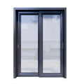 Aluminum Alloy Double-layer Tempered Glass Sliding Door Sound Insulation and Heat Insulation for Balcony Courtyard Sliding Door