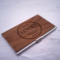 Factory Wholesale Card Case Wooden Card Box Business Card Holder Case