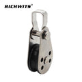 25mm Stainless Steel 304  Hardware Rigging Wire Rope Block Tensioner Nylon Pulley