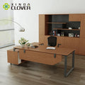 Factory Wholesale L Shape Executive Desk Solid Wood Director Table Modern Office Boss Desk