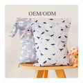 Multi-purpose Diaper Wet Bag Waterproof Reusable With Zipper Pockets Travel Bag Swimsuits Sports Bag