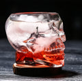 Hot Sales Crystal Skull Head Vodka Cup Shot Glass Mug Customized Cocktail  Heavy Base Unique Skulled Shape Whiskey Glass Cup