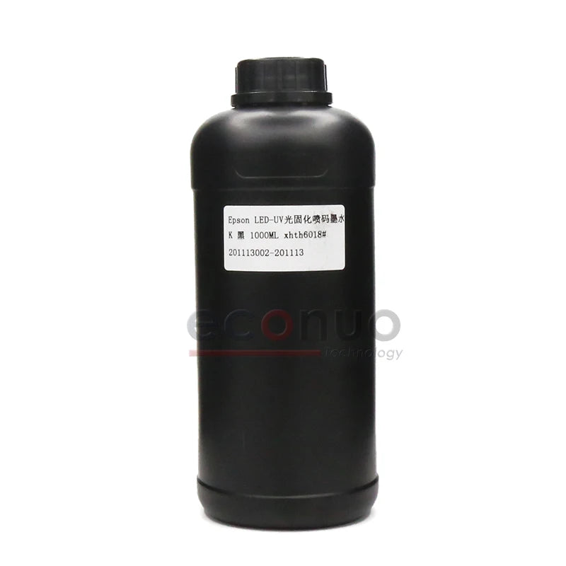 1000ML Epson LED-UV Curable Ink Softness/Neutral/Hardness Y M K C for Epson DX5 DX7 TX600 Printhead LED UV Flatbed Printers