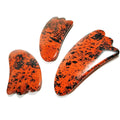 2026 Easy to use Red Jasper Feather shape Guasha beauty tool healing crystals