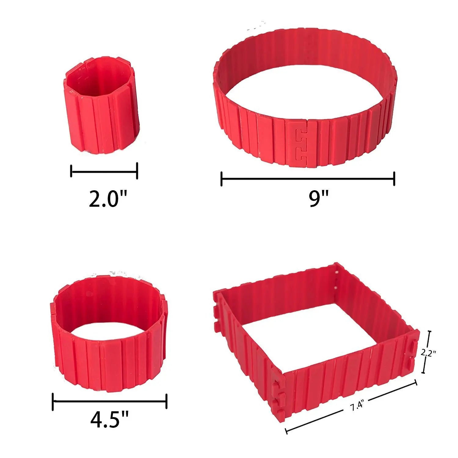 USSE Customized Cake Mold Silicone Cake Shapers Snake DIY Baking Square Rectangular Heart Shape Round Cake Mould