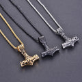 Fashion Double Sided Viking Hip Hop Jewelry Stainless Steel Tomahawk Pendant Necklace for Men