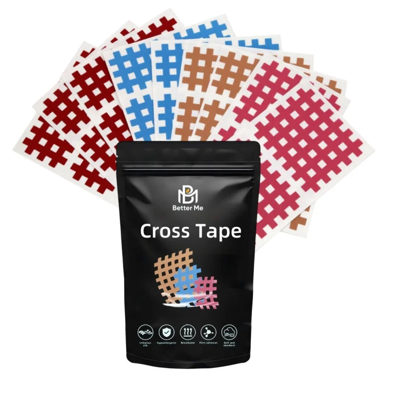 OEM Design US Standard Kinesiology Muscle Protective Athletic Tape Cross Rayon Tape for Sports