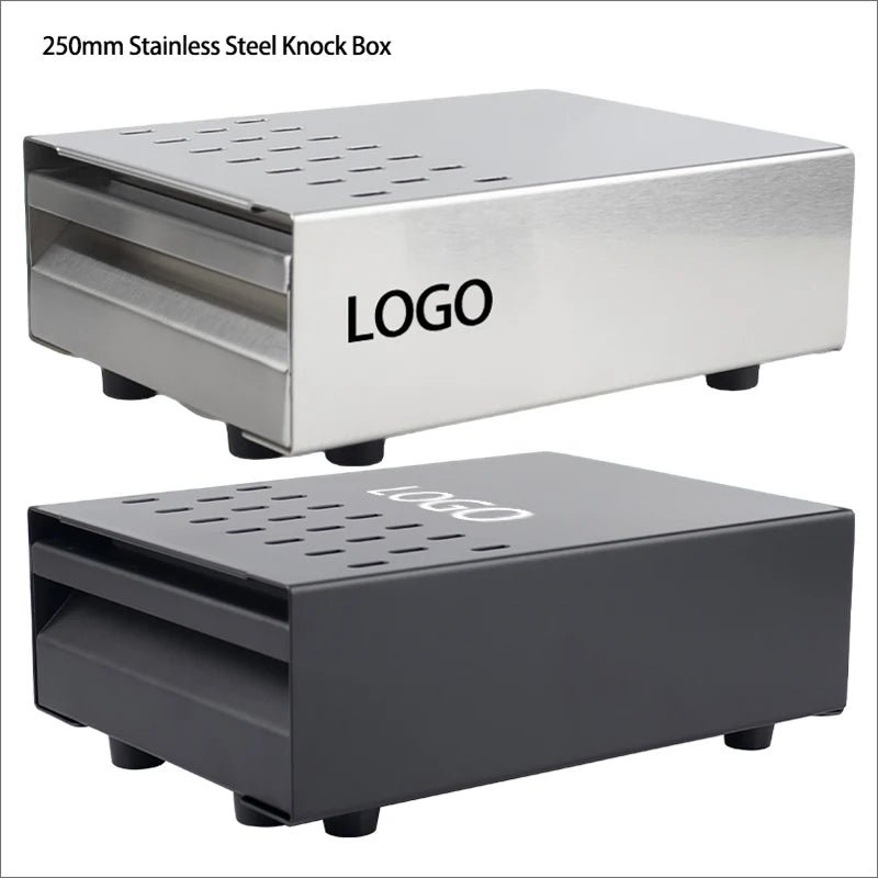 Coffee Accessories Espresso Portafilter Grounds Knock Out Bin Household Commerical Mini Stainless Steel Knock Box Drawer