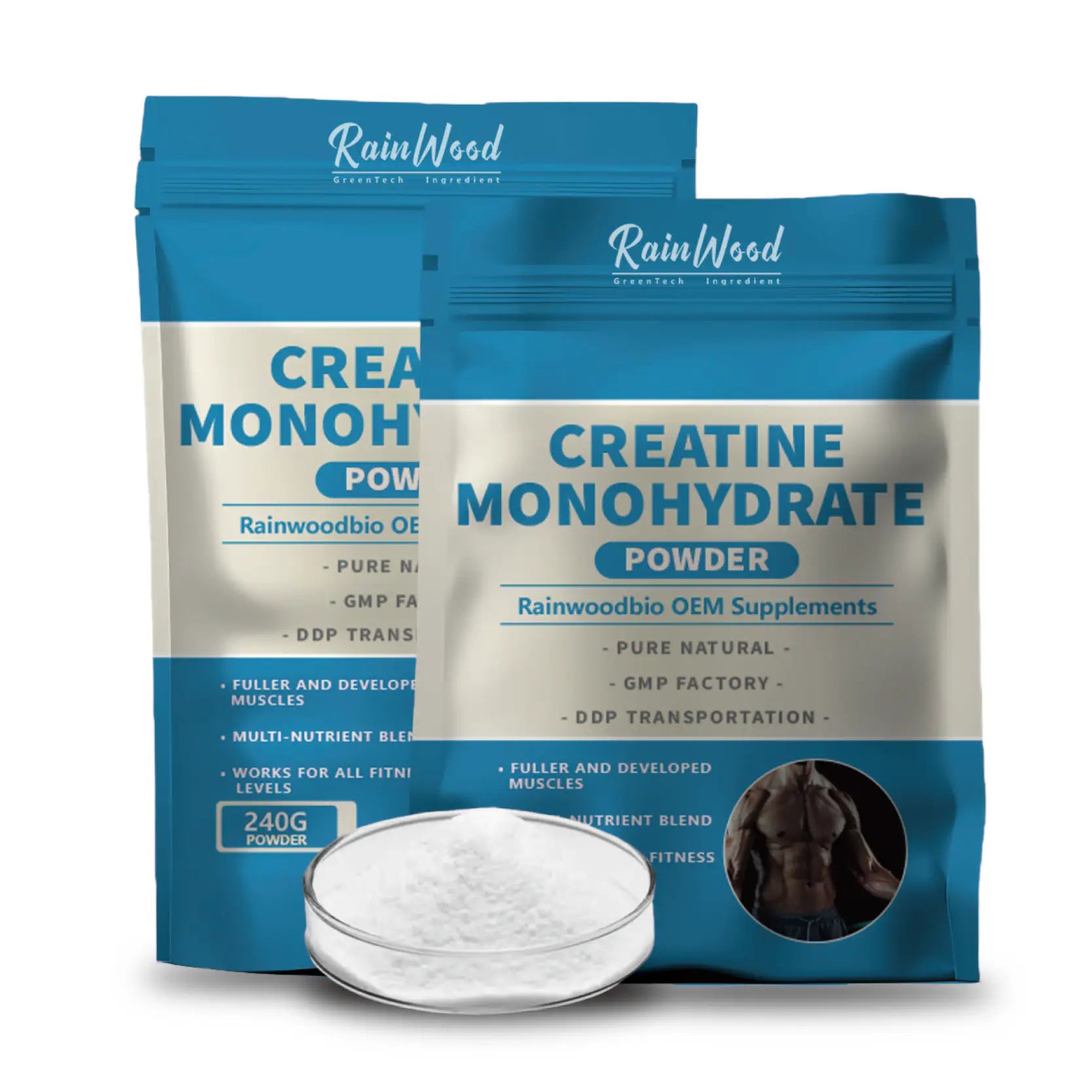 Supple Pure High Quality Monohydrate Creatine 100% Creatine Monohydrate Powder