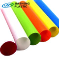 JIASHENG Building Material Colorful Anti-UV PC Rigid Hose Plastic Profile Tubing 5-Year Warranty for Construction Hotel