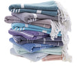 100% Cotton Turkish Tropical Beach Towel Soft Comfortable Quick Drying Rectangular Jacquard Stripe Design All-Season 90x180cm