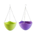 Durable Lightweight PP Half Hanging Basket Planter Minimalist Design Colorful Options Customizable Size for Indoor/Outdoor Use