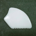 2025 Factory Wholesale Price Natural Stone Scraper Chinese Gua Sha Tools White Jade Jade Guasha Board