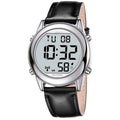 Atomic Talking Watch Sets Itself for Visually Impaired or Seniors LCD Big Number Easy-to-Read Talking Watch for Elderly